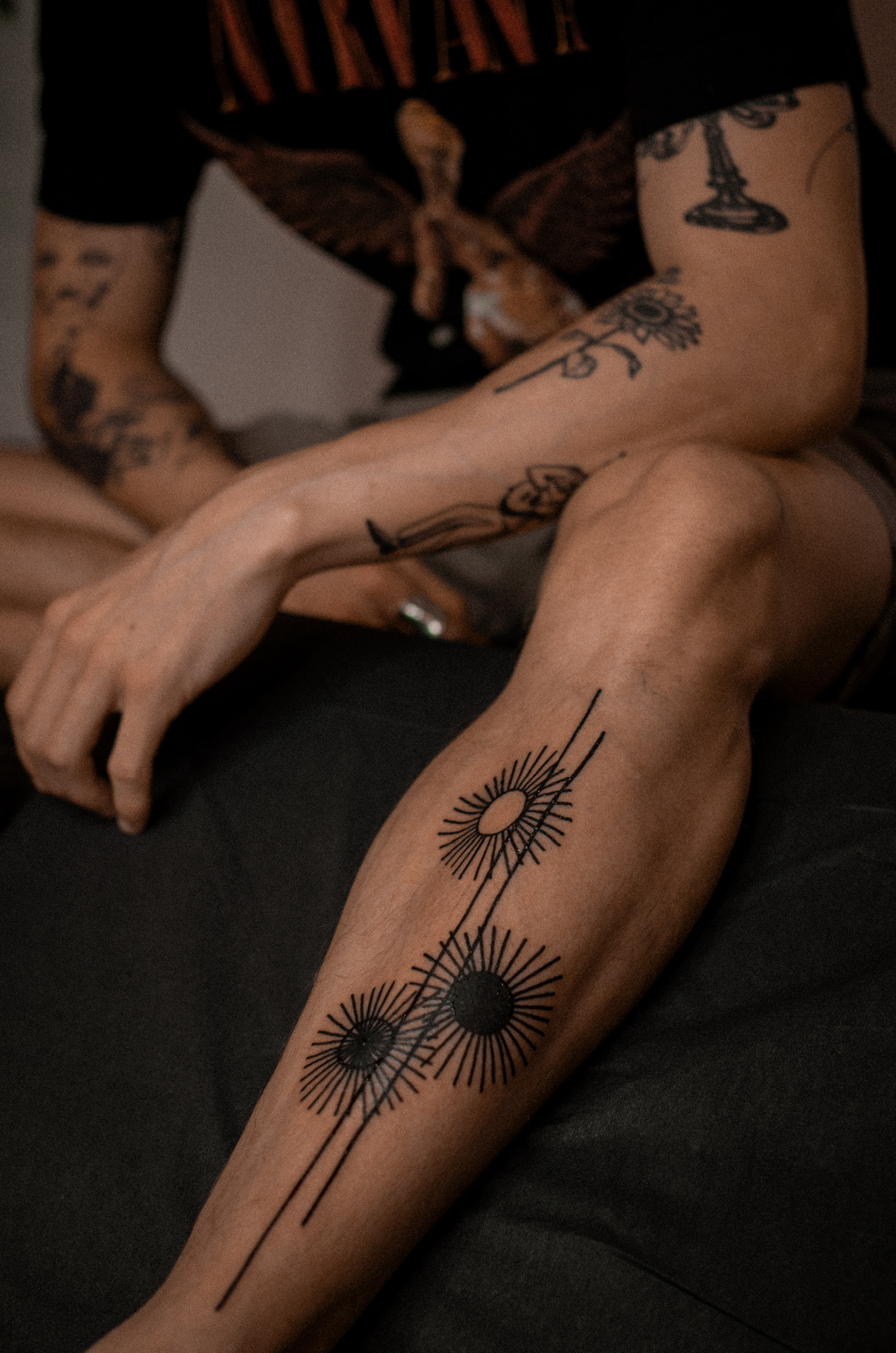 Unique fine line artwork tattoo by zKe